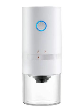 Electric Burr Coffee Grinder (White)